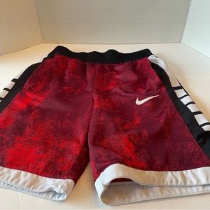 Nike Red Unisex DriFit Solid Pocket elastic waist athletic shorts